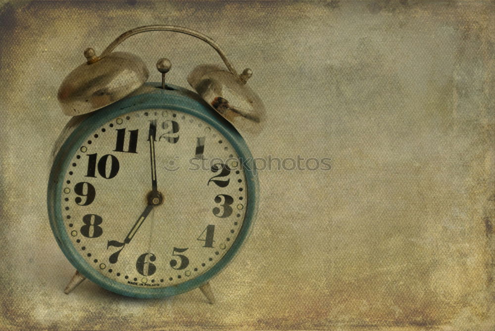 Image, Stock Photo Clock.old Wall (building)