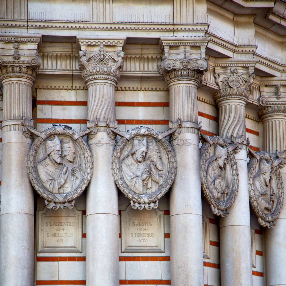 Ionic Columns In Lisbon, Portugal