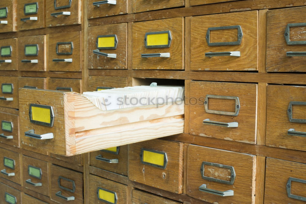 Similar – Image, Stock Photo cubed Cupboard Drawer