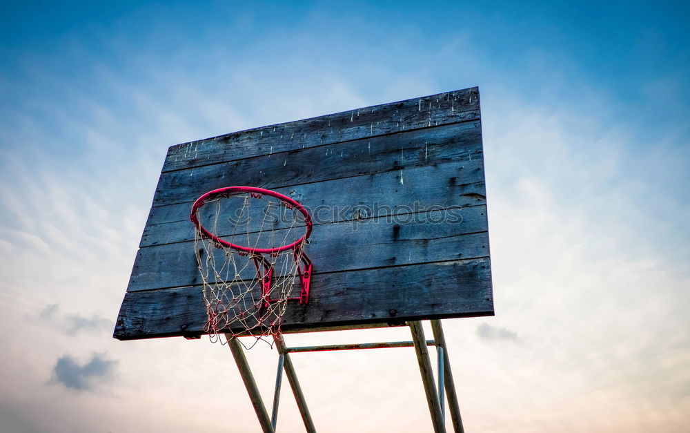 Similar – Basketball court on shore of ocean