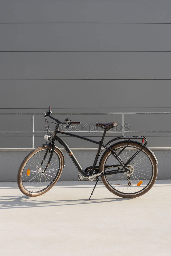 Similar – Image, Stock Photo Old ladies bike in summer in front of a green hedge on grey compound pavement in Oerlinghausen near Bielefeld in the Teutoburg Forest in East Westphalia-Lippe