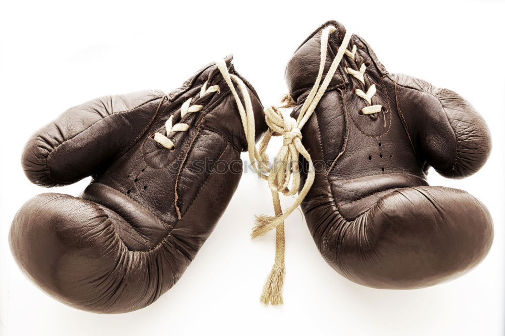 Similar – Image, Stock Photo very old brown boxing gloves