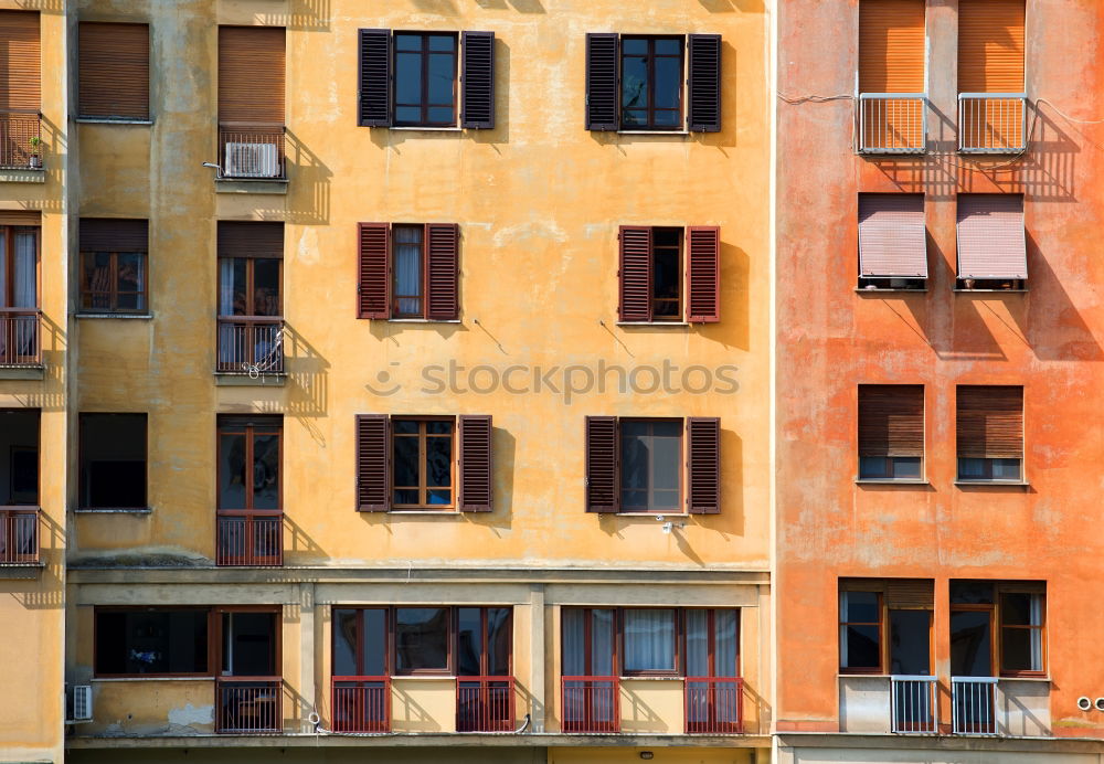 Balconies in Rome San Basilio