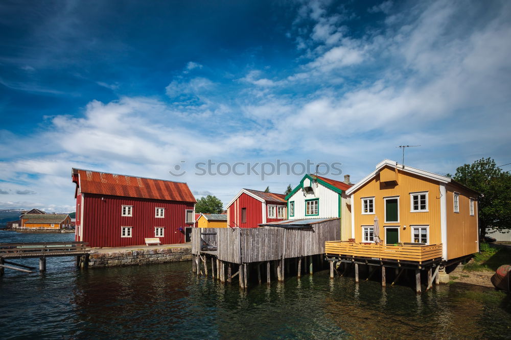 Image, Stock Photo wooden houses Relaxation