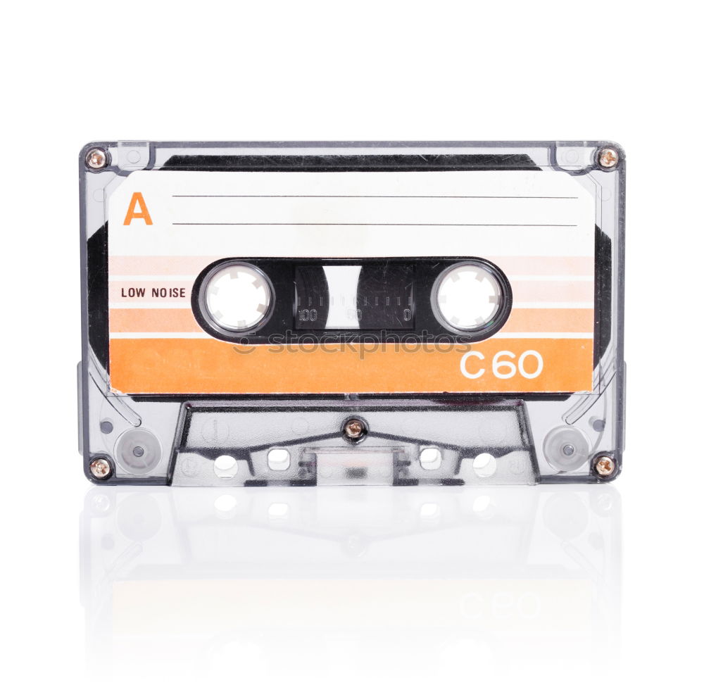 Similar – Image, Stock Photo Flat lay retro colorful cassette tape