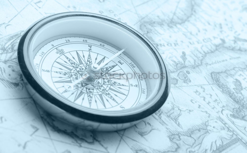 Similar – Image, Stock Photo Camera,compass and map