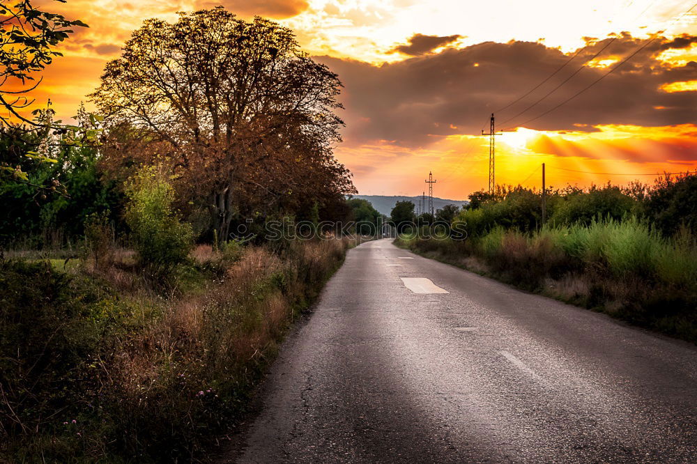 Similar – 60 km/h Highway Sunset