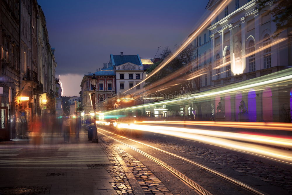 Similar – Image, Stock Photo Morning in the street of Rome