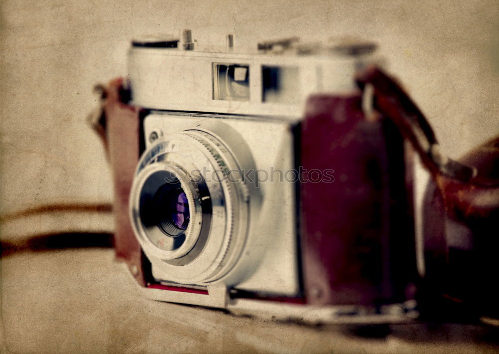 Image, Stock Photo old photos and a camera