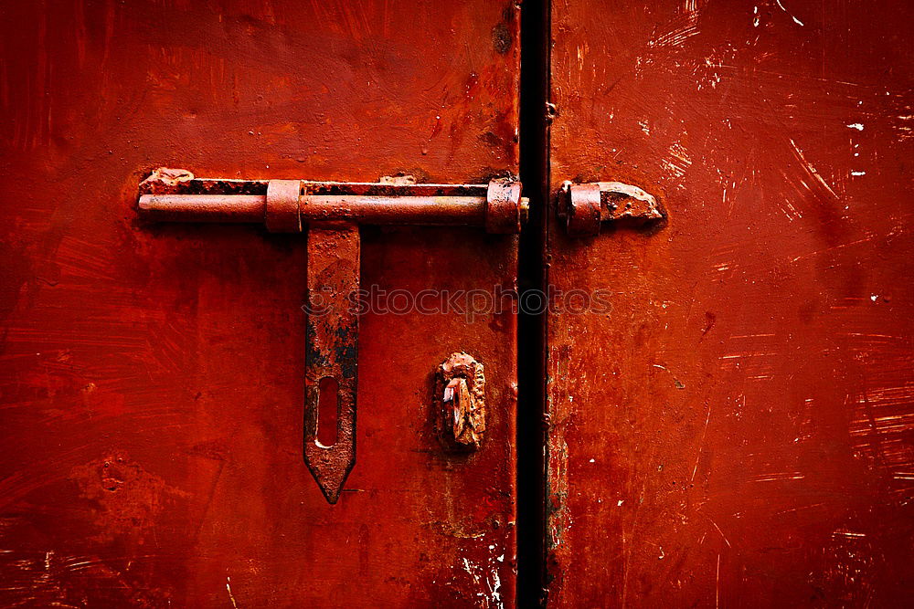 Similar – Image, Stock Photo door lock Red Things