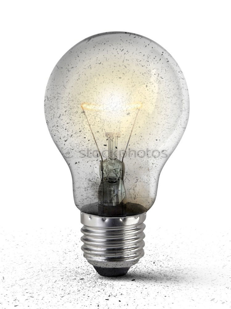 Image, Stock Photo finger touching a light bulb