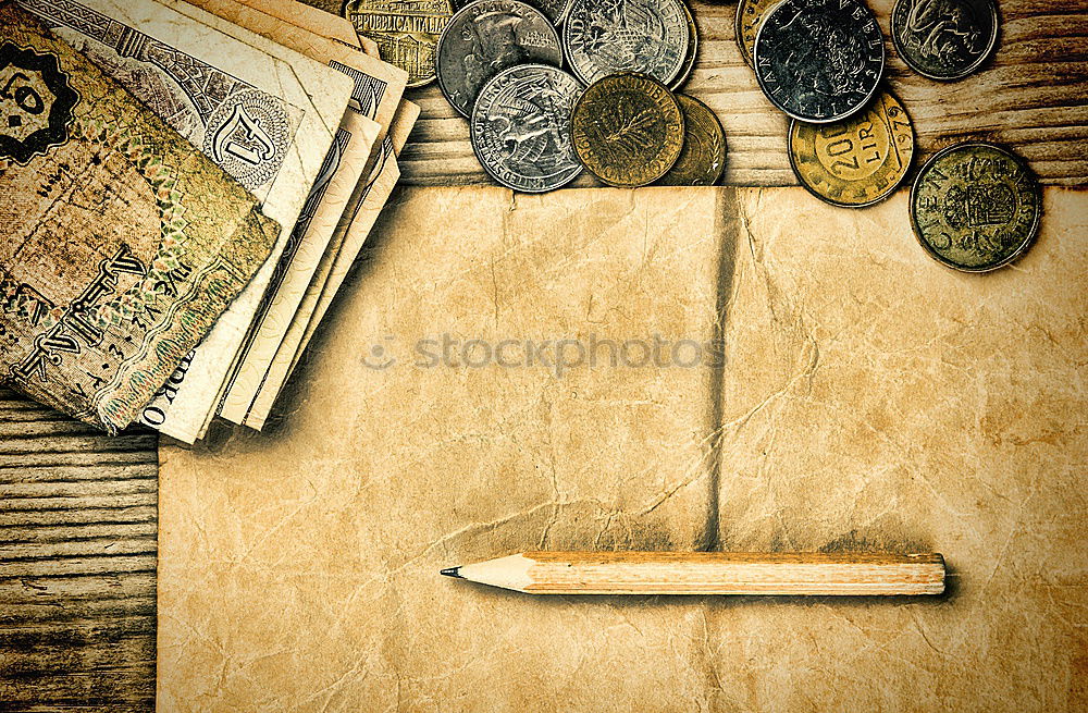 Similar – Image, Stock Photo bit coin Cryptocurrency