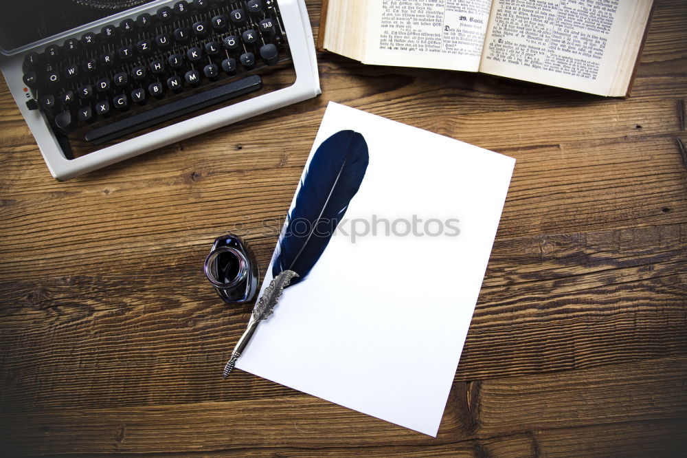 Image, Stock Photo Home_31 Stationery Paper