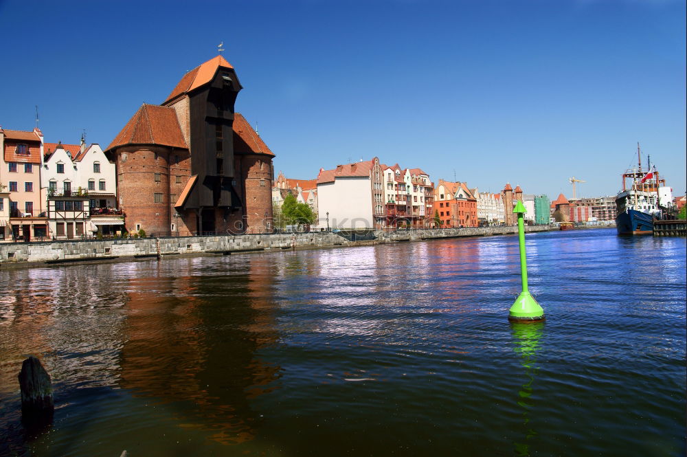 Similar – Image, Stock Photo Port panorama from Kappeln an der Schlei