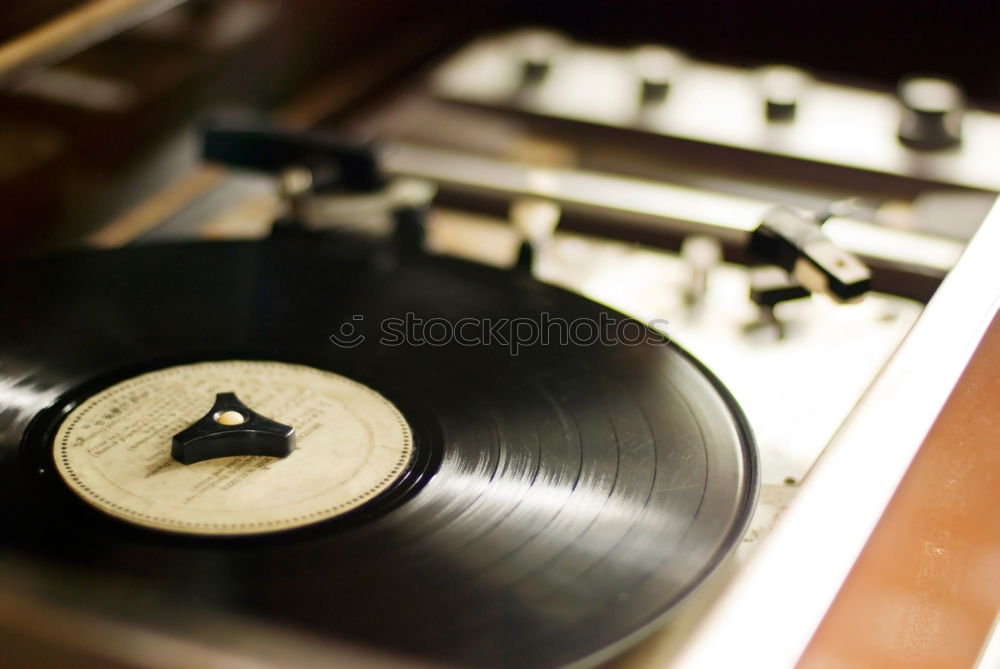 Similar – vintage music player turntable with lp