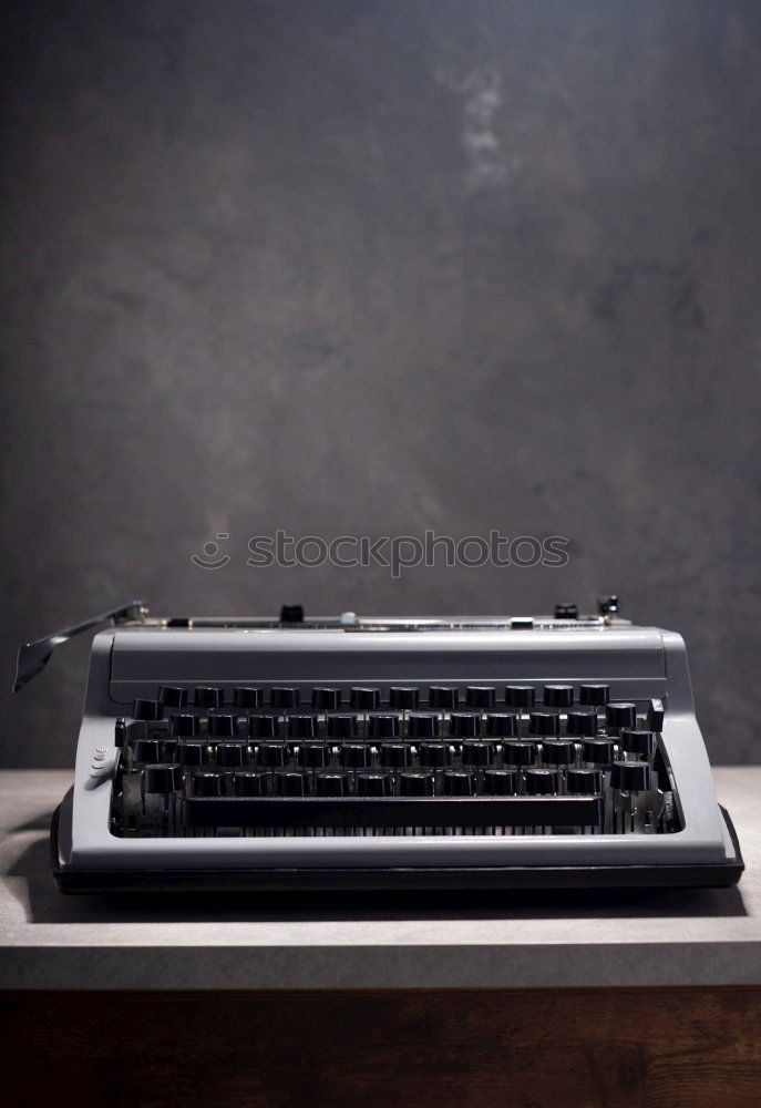 Similar – Keyboard of vintage typewriter