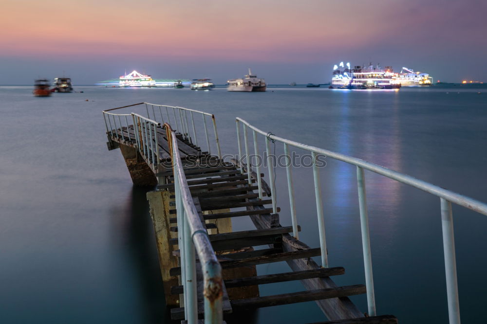 Similar – Image, Stock Photo Out of the Harbour Water