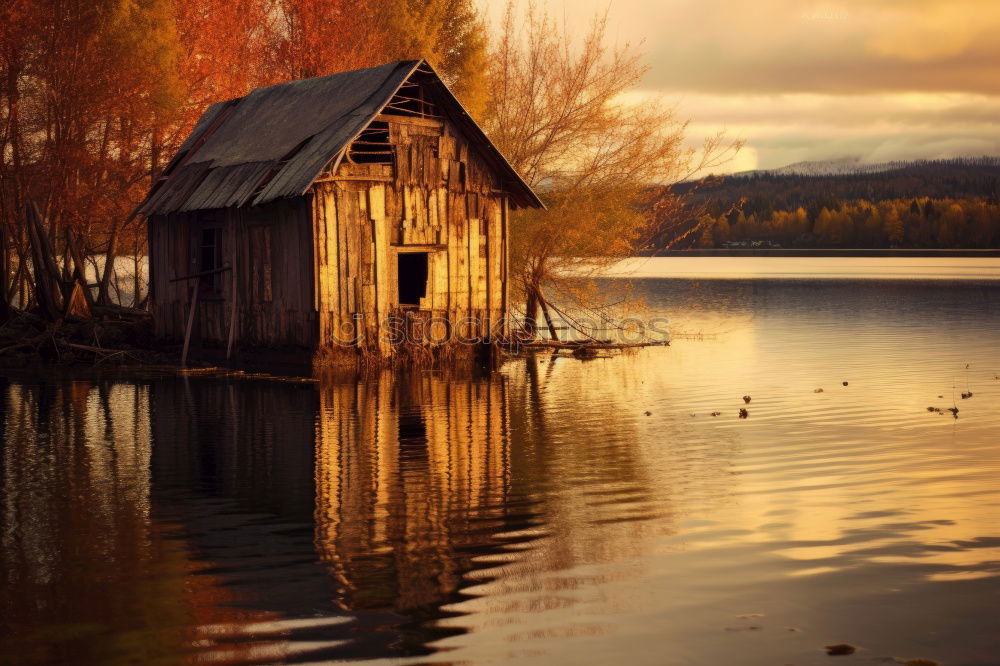 Similar – Image, Stock Photo Typical norwegian cabin in Reine, Lofote, Norway