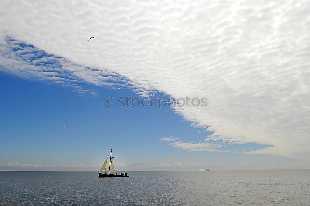 Similar – Image, Stock Photo Sunday Sailboat Fisherman
