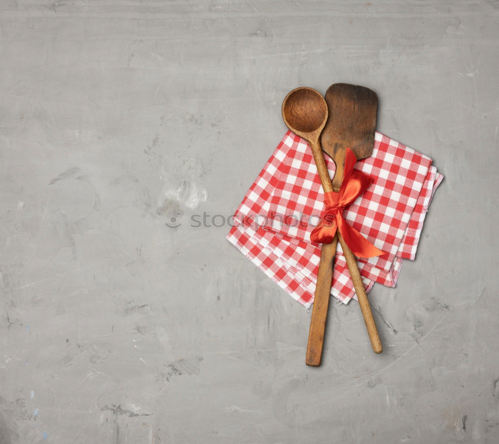 Similar – Image, Stock Photo Old wooden vintage kitchen utensils