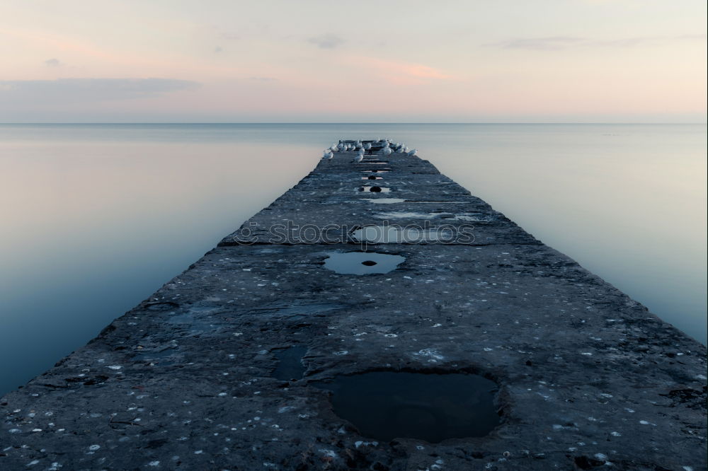 Similar – Image, Stock Photo Sunrise on the ocean