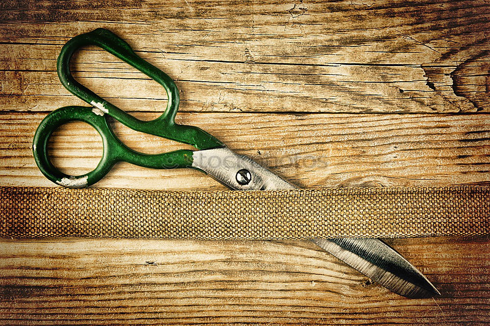 Similar – Image, Stock Photo Tools of a tanner for working with leather