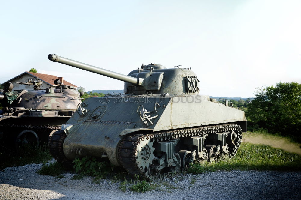 Similar – Tank on a field Camping