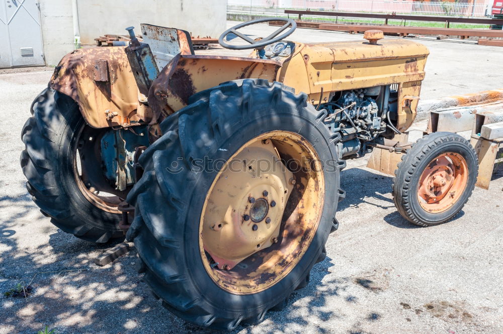 Similar – Image, Stock Photo Tractor meeting at pc KW 26