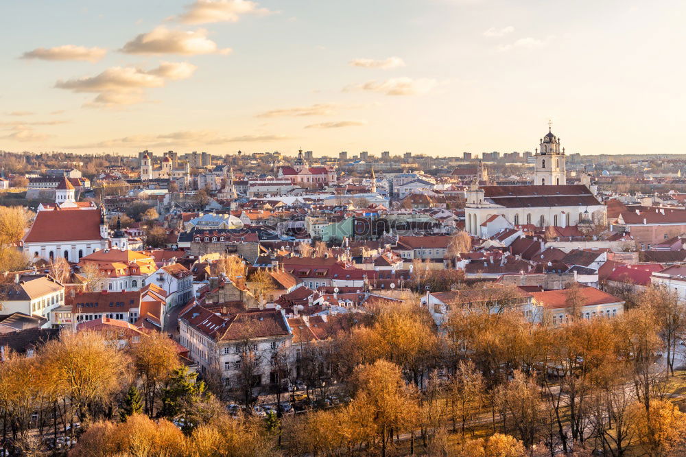 Similar – Image, Stock Photo Panoramic View of Prague, Czech Republic