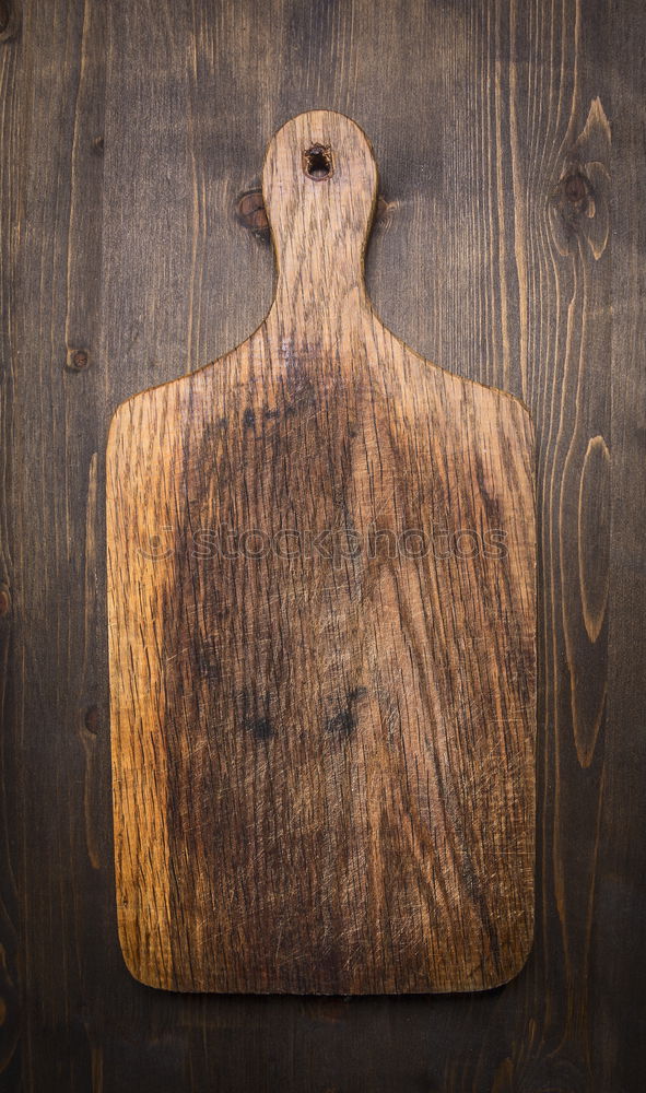 Similar – Empty very old wooden kitchen cutting board