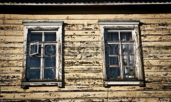 Abandoned house Window