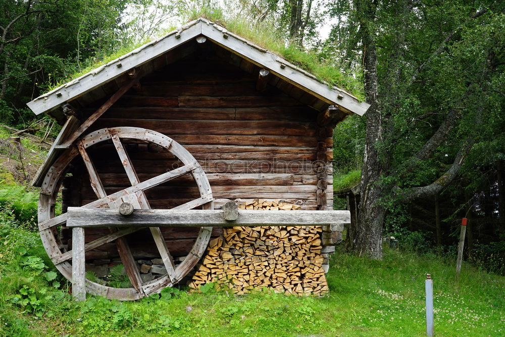 Similar – Foto Bild Hütte Holz Gras grün braun