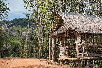 Similar – Image, Stock Photo Wooden house in forest