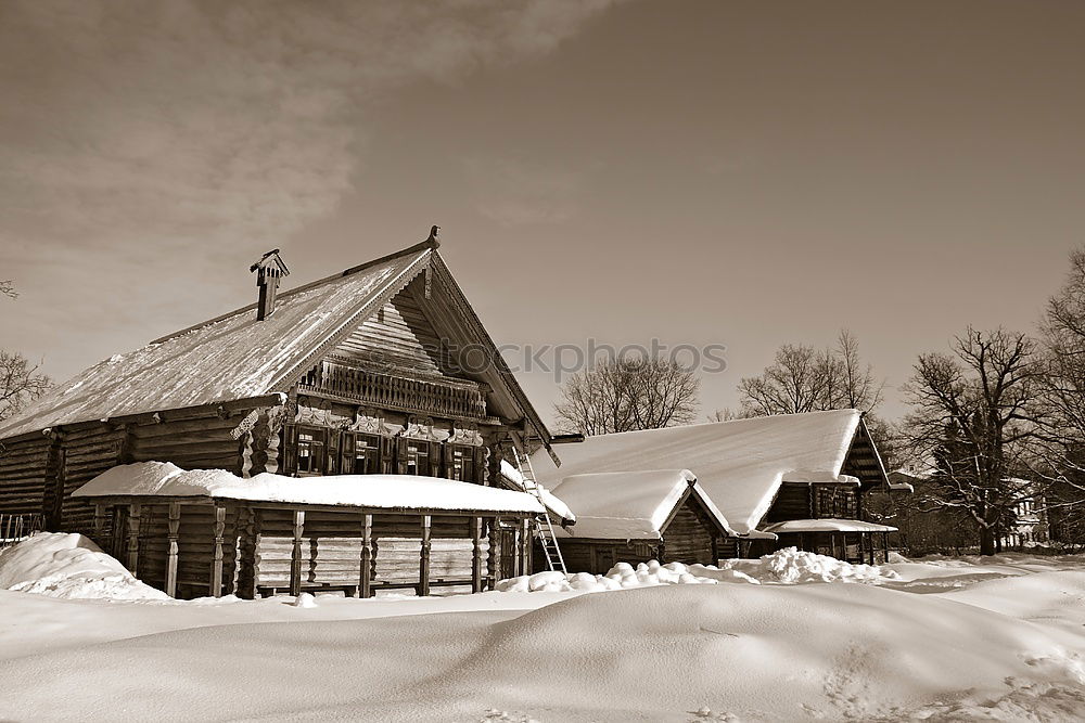 Similar – winter hut