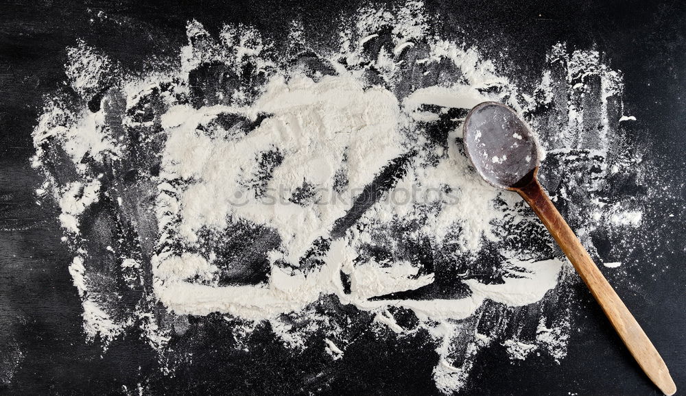 Similar – Image, Stock Photo Snowflakes made from white flour