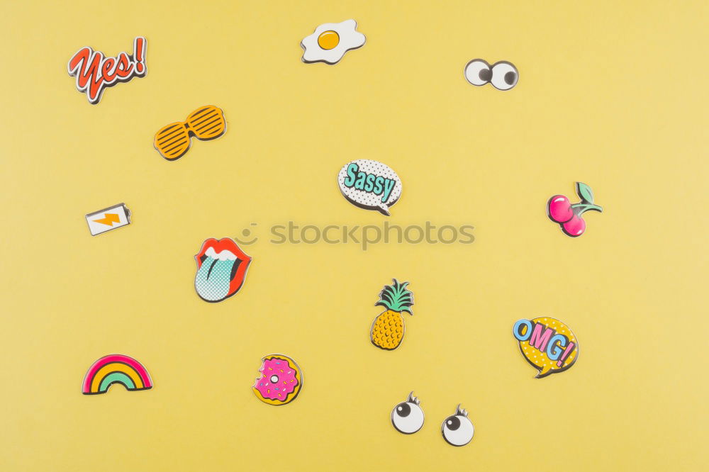 Similar – Image, Stock Photo Creative flat lay of christmas ornaments