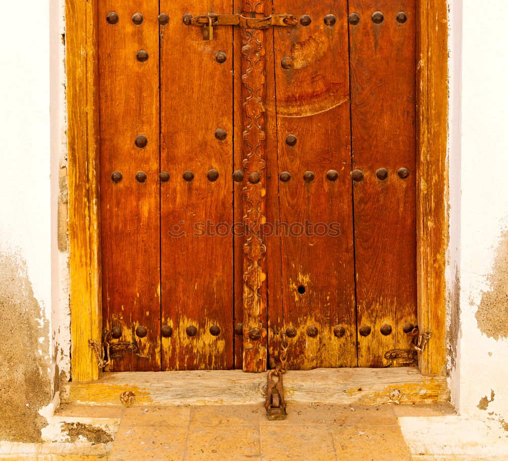 Similar – Image, Stock Photo Ancient door knocker on a wooden door