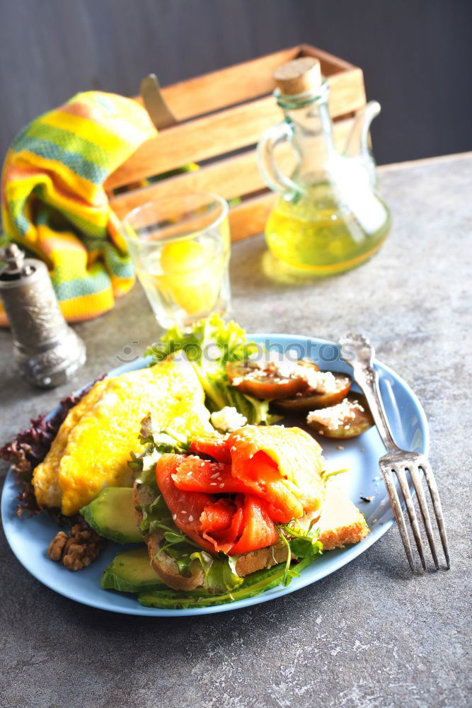 Similar – Image, Stock Photo Sandwiches on cutting board