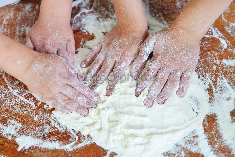 Similar – Image, Stock Photo Bake bake cake Dough