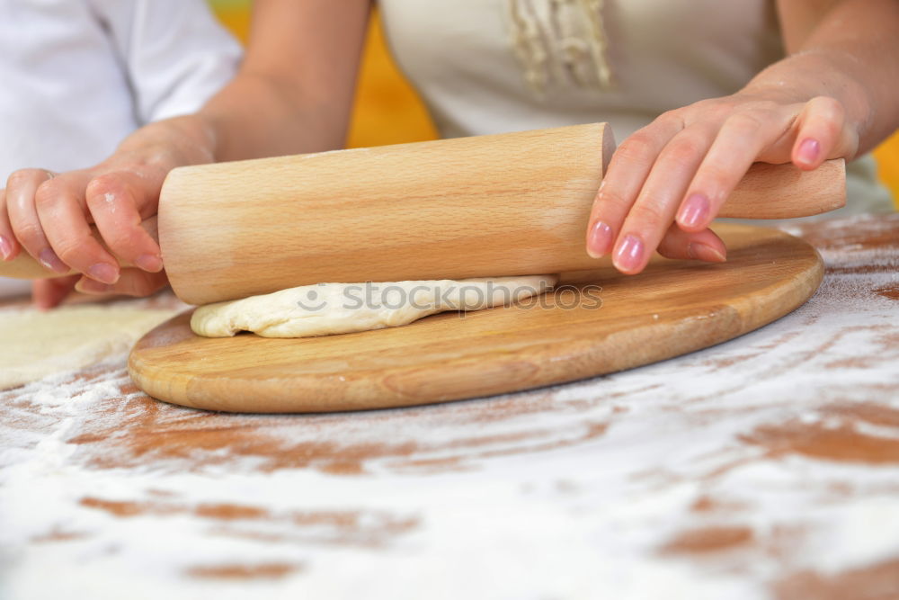 Similar – Make your own ravioli with dough roll