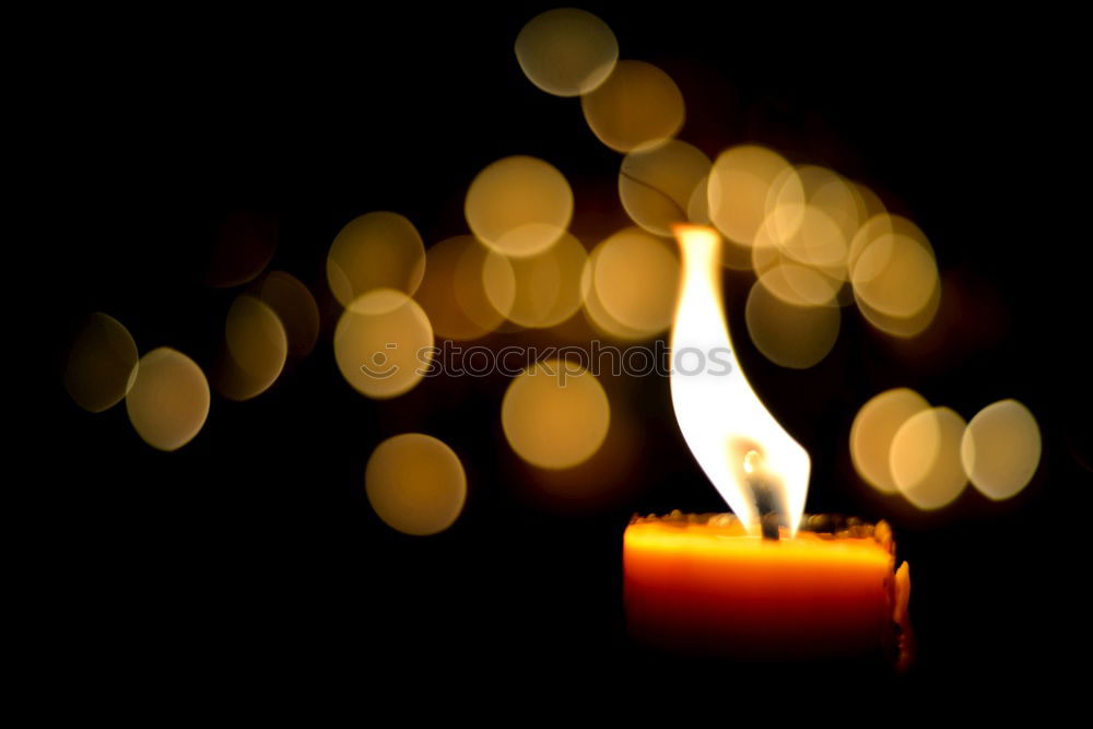 Similar – Image, Stock Photo Burning candle in a hand. Weak depth of field with blue background and some shine.