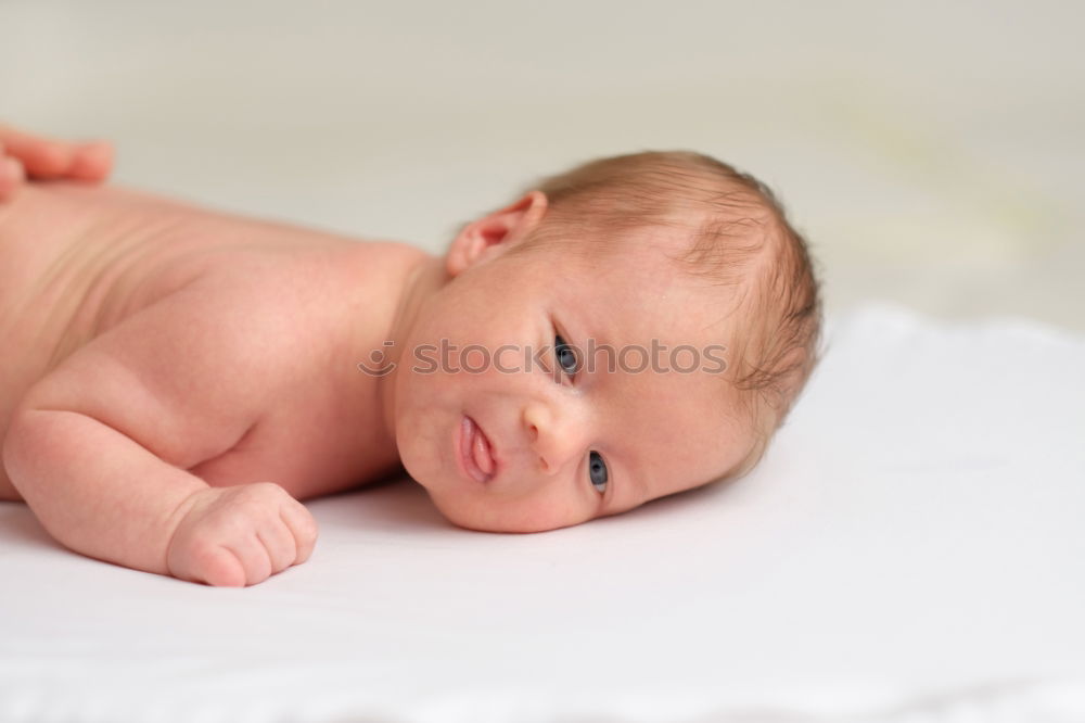 Similar – Baby with one years old getting out of bed