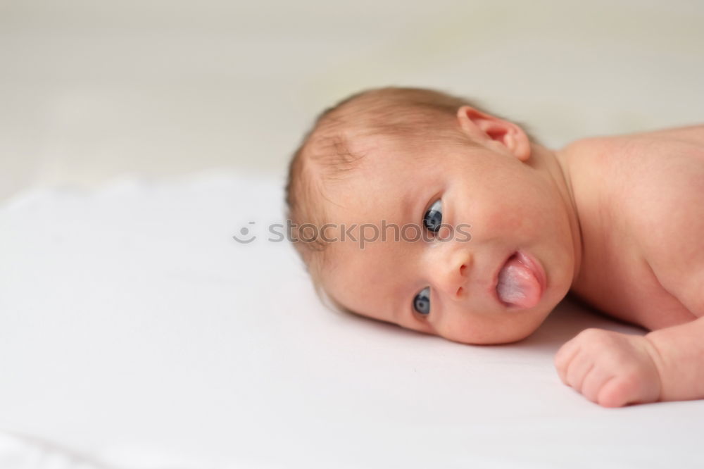 Similar – Baby with one years old getting out of bed