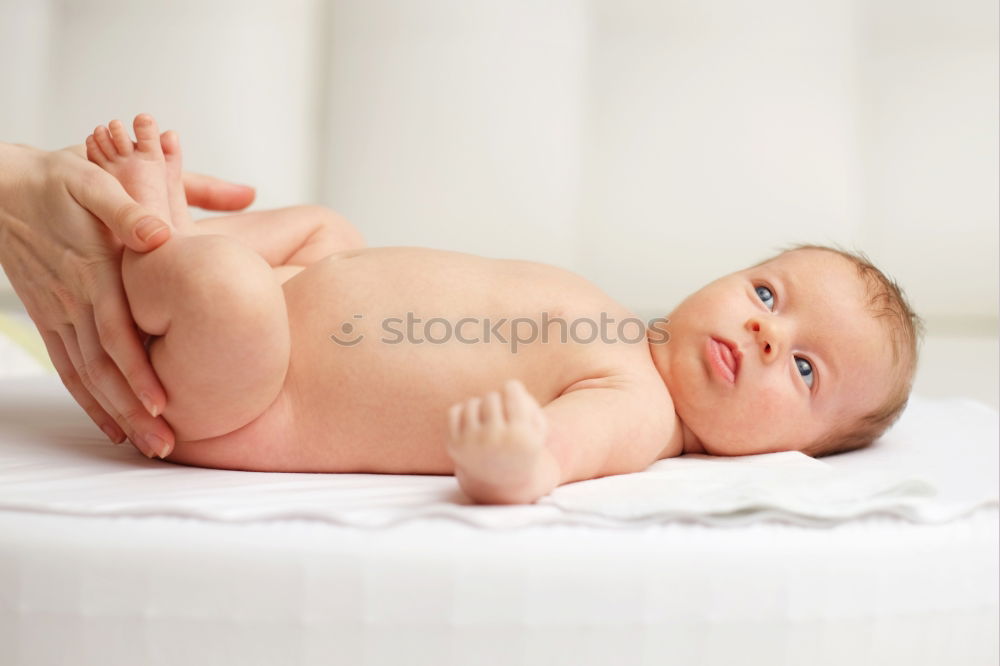 Similar – Baby with one years old getting out of bed