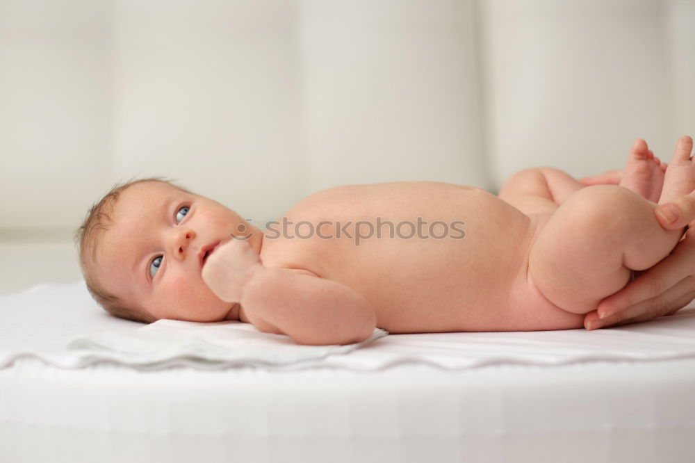 Similar – Baby with one years old getting out of bed