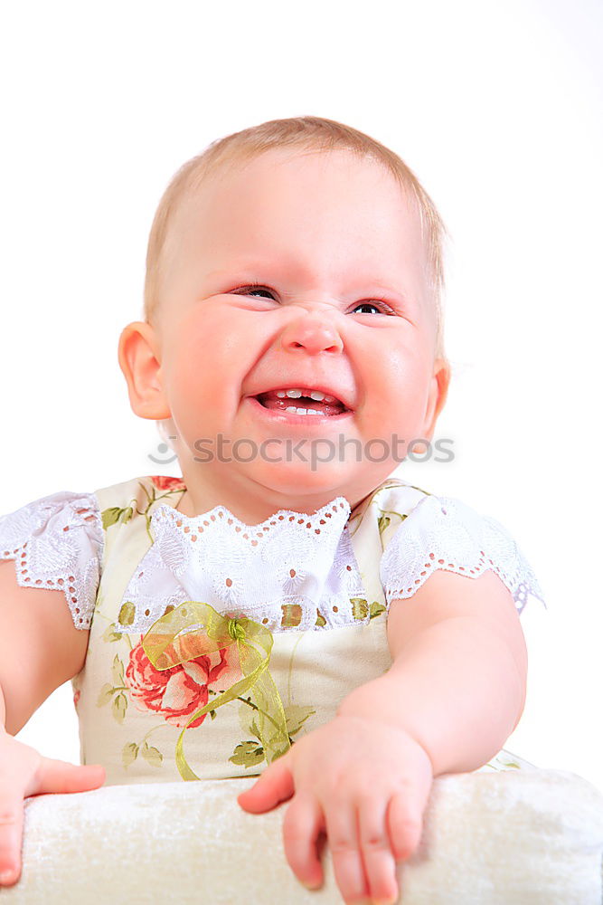 Similar – Baby girl smiling at the camera