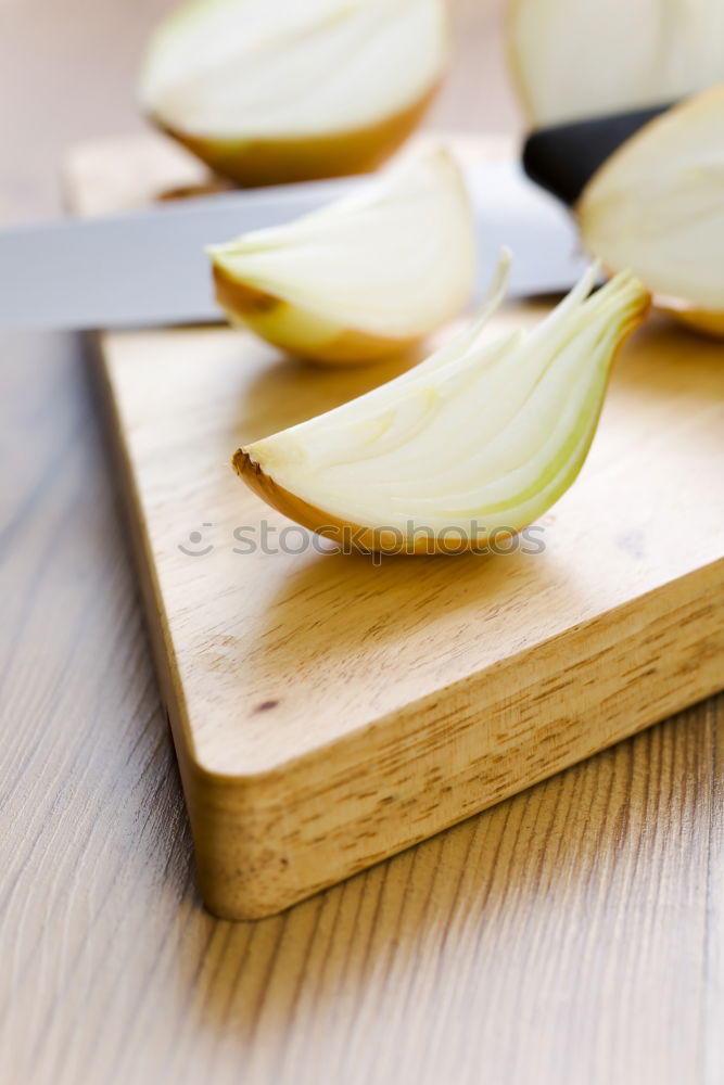 Similar – Image, Stock Photo peeled apple Food Fruit