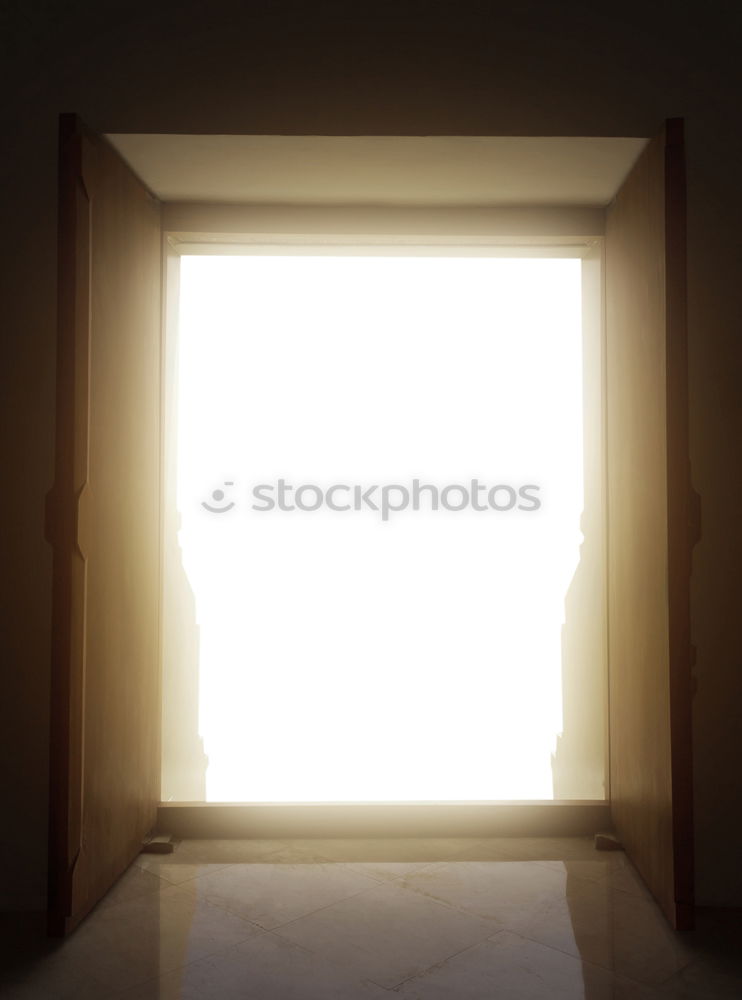 Image, Stock Photo shadow cross | shadow of a window cross on a parquet floor