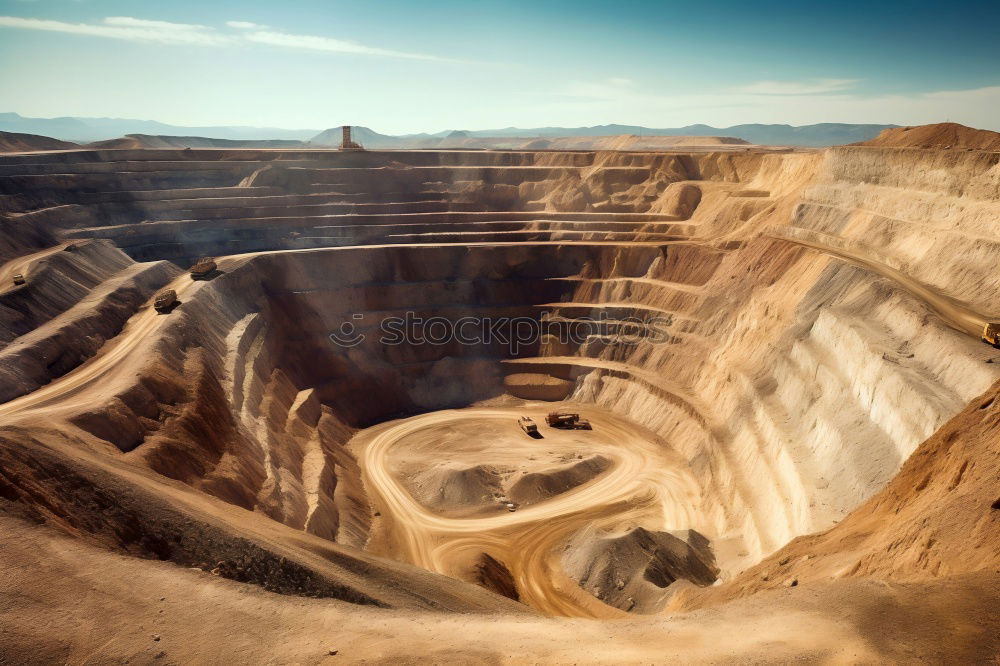 Similar – Image, Stock Photo Bucket wheel excavator Garzweiler2 open pit mine