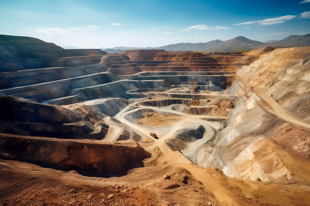 Similar – Image, Stock Photo Open cast mine Garzweiler, Garzweiler 2